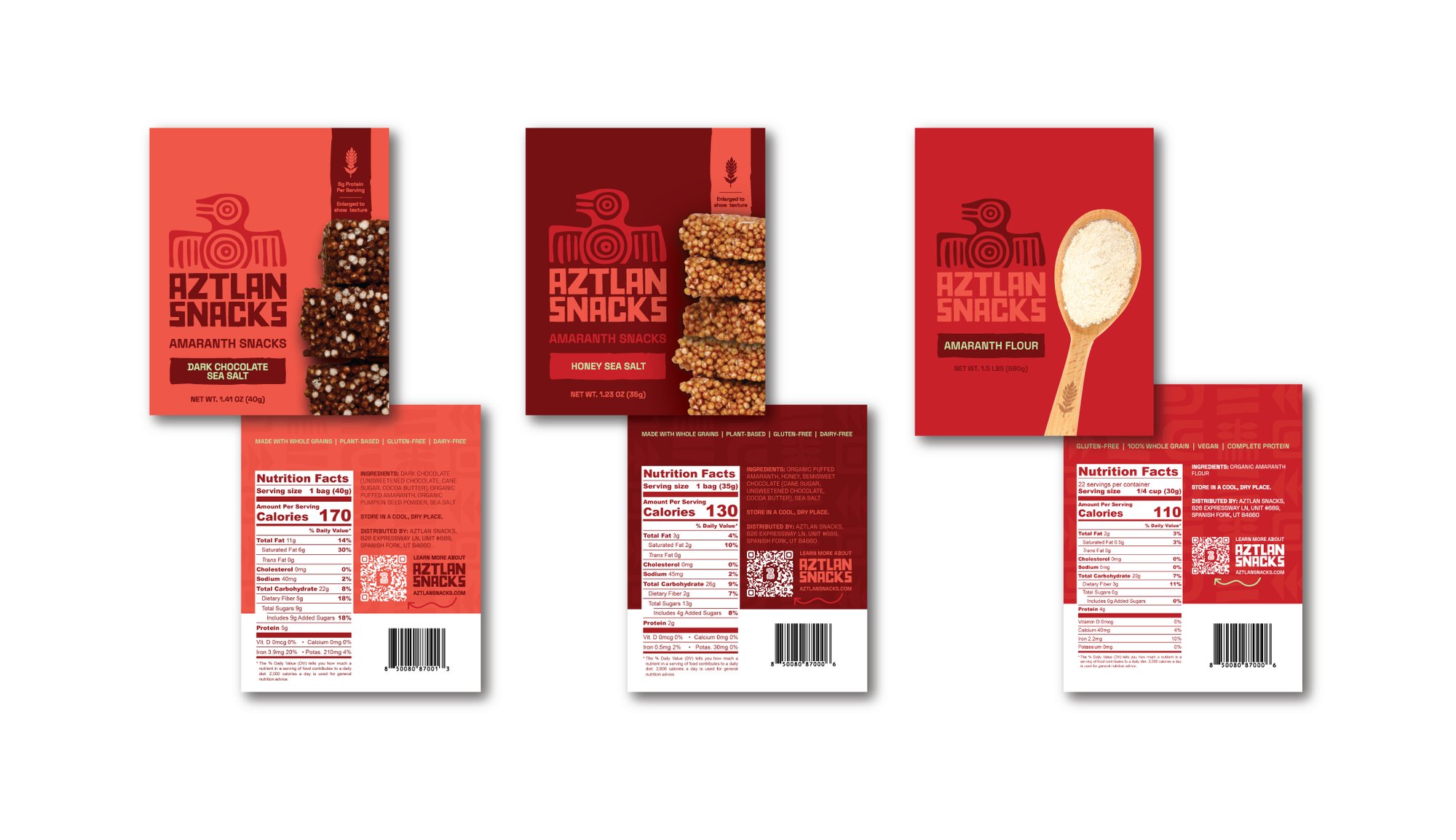 Aztlan Snacks Packaging